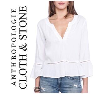 EUC Anthropologie’s Cloth & Stone Blouse